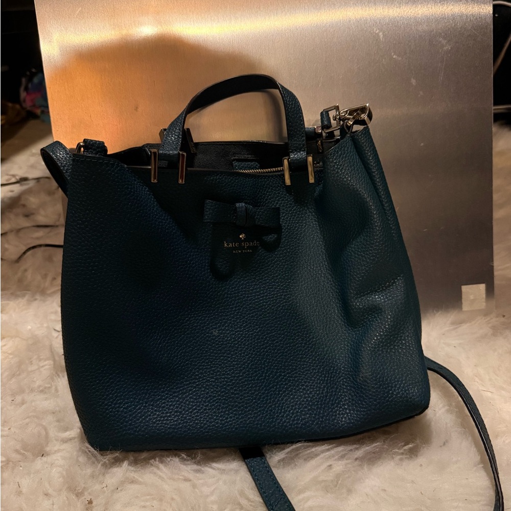 Kate Spade Teal Satchel Bag